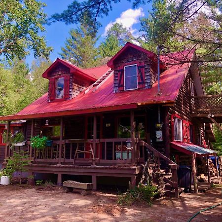 Chalet En Bois Rond Mauricie Saint-Alexis-des-Monts Eksteriør billede