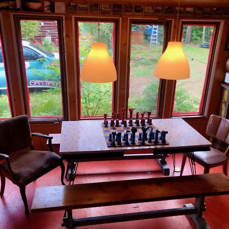 Chalet En Bois Rond Mauricie Saint-Alexis-des-Monts Eksteriør billede