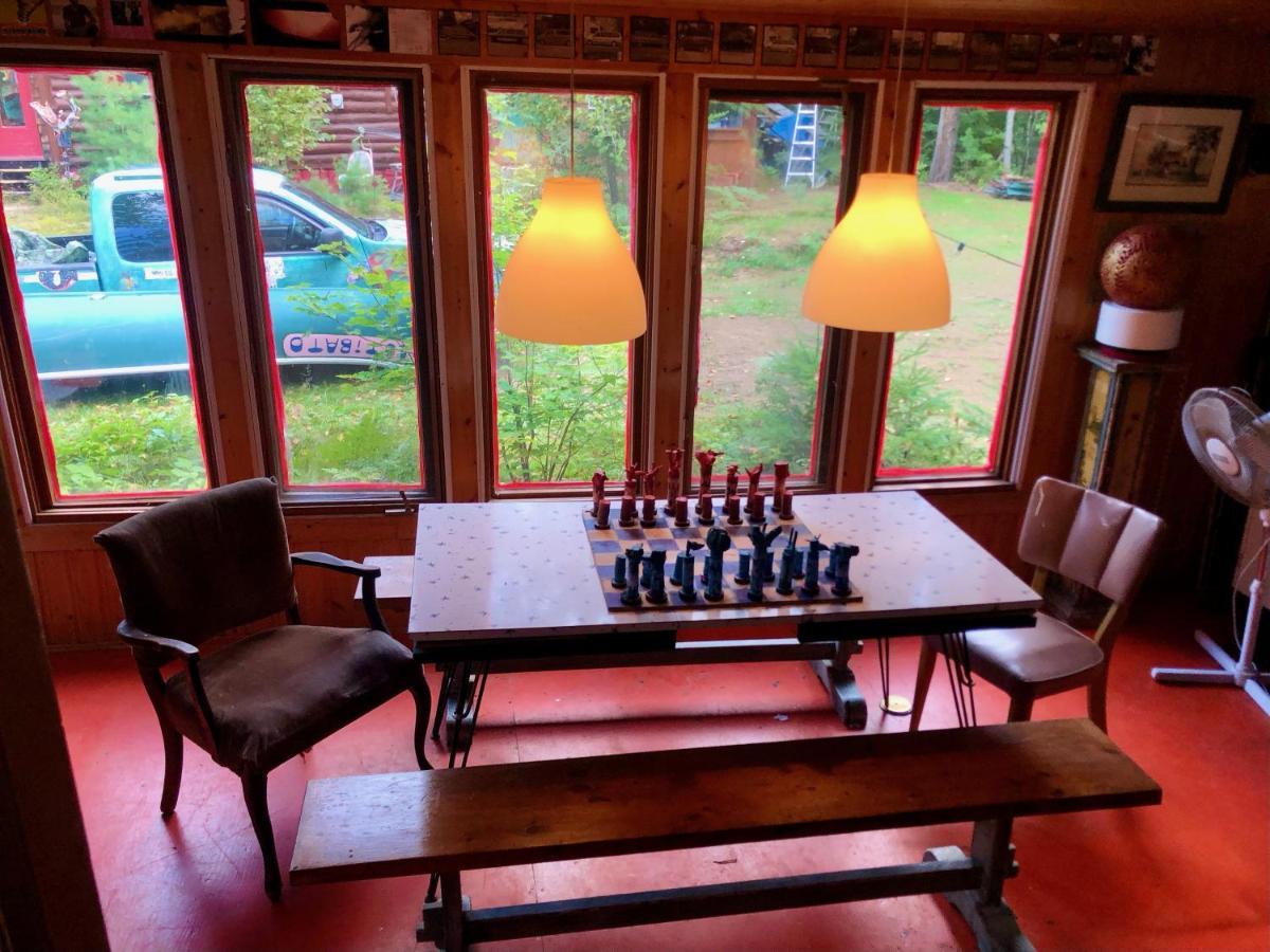 Chalet En Bois Rond Mauricie Saint-Alexis-des-Monts Eksteriør billede