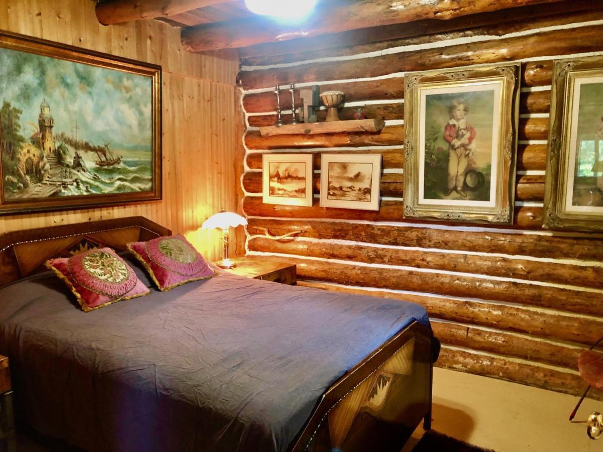 Chalet En Bois Rond Mauricie Saint-Alexis-des-Monts Eksteriør billede