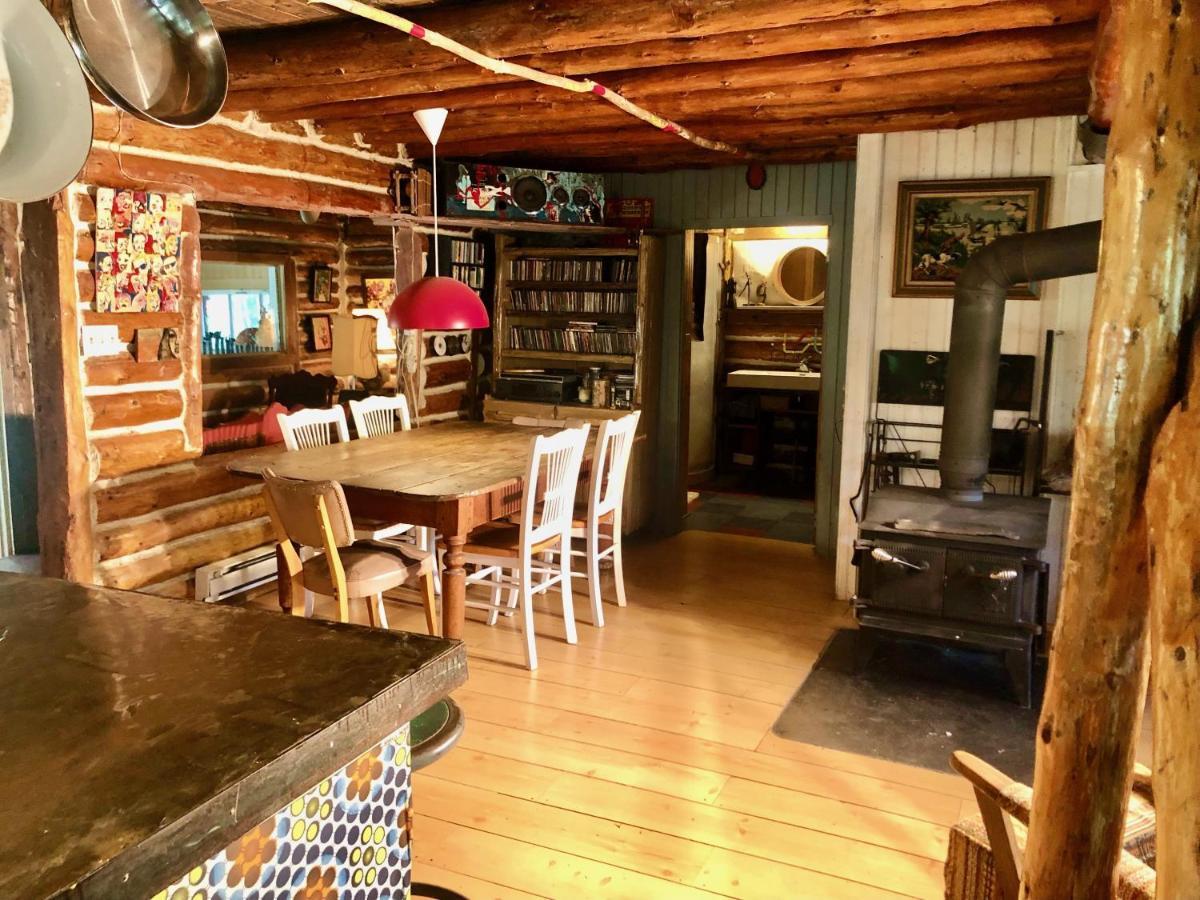 Chalet En Bois Rond Mauricie Saint-Alexis-des-Monts Eksteriør billede
