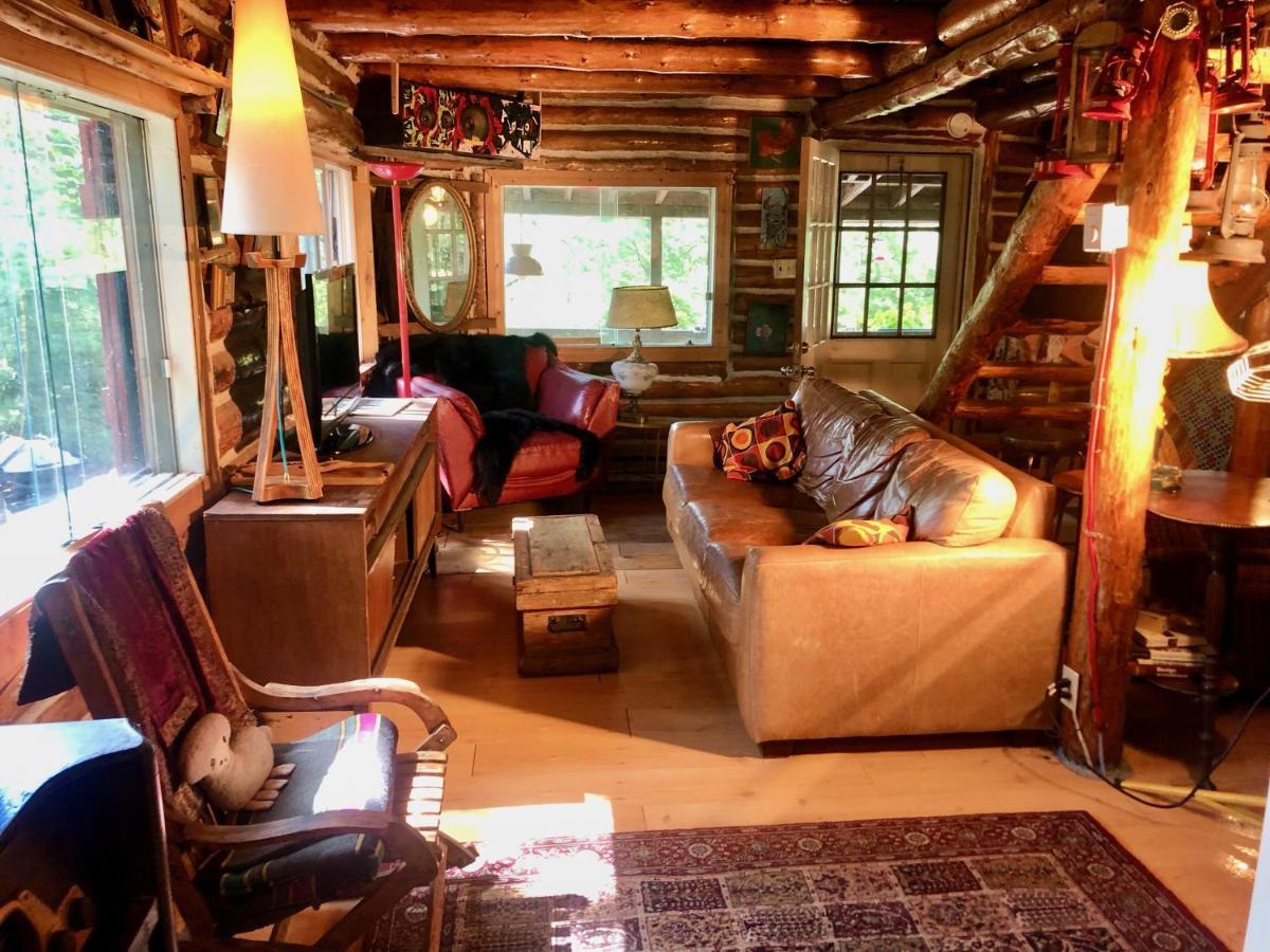 Chalet En Bois Rond Mauricie Saint-Alexis-des-Monts Eksteriør billede
